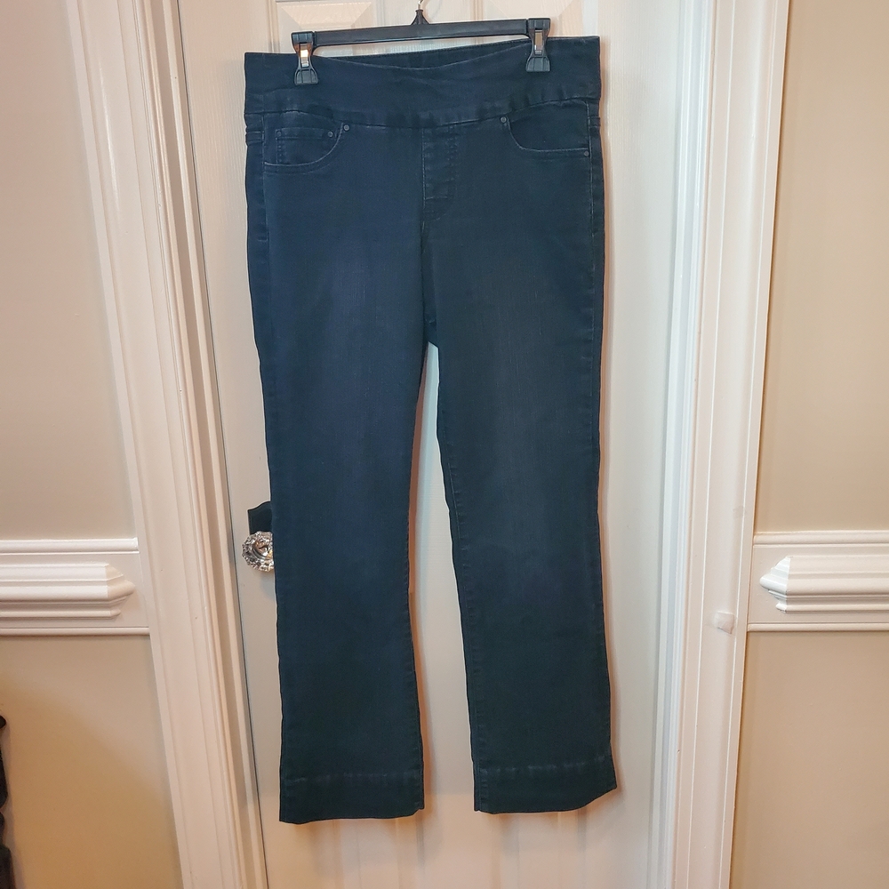 Jag Jeans Dark Wash Pull-On Straight Leg Denim Size 12 32x30
